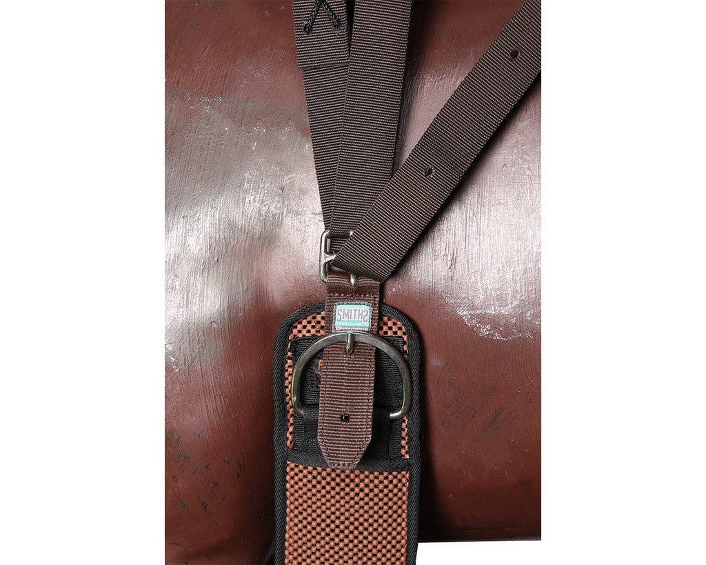 Discover the convenience of Smith's Quick Cinch for hassle-free saddling and unsaddling. This innovative device eliminates the need for lacing and unlacing your latigo. With adjustable options and versatile functionality, Smith's Quick Cinch is perfect for riders of all experience levels. Shop now at Greg Grant Saddlery for top-quality equestrian products.