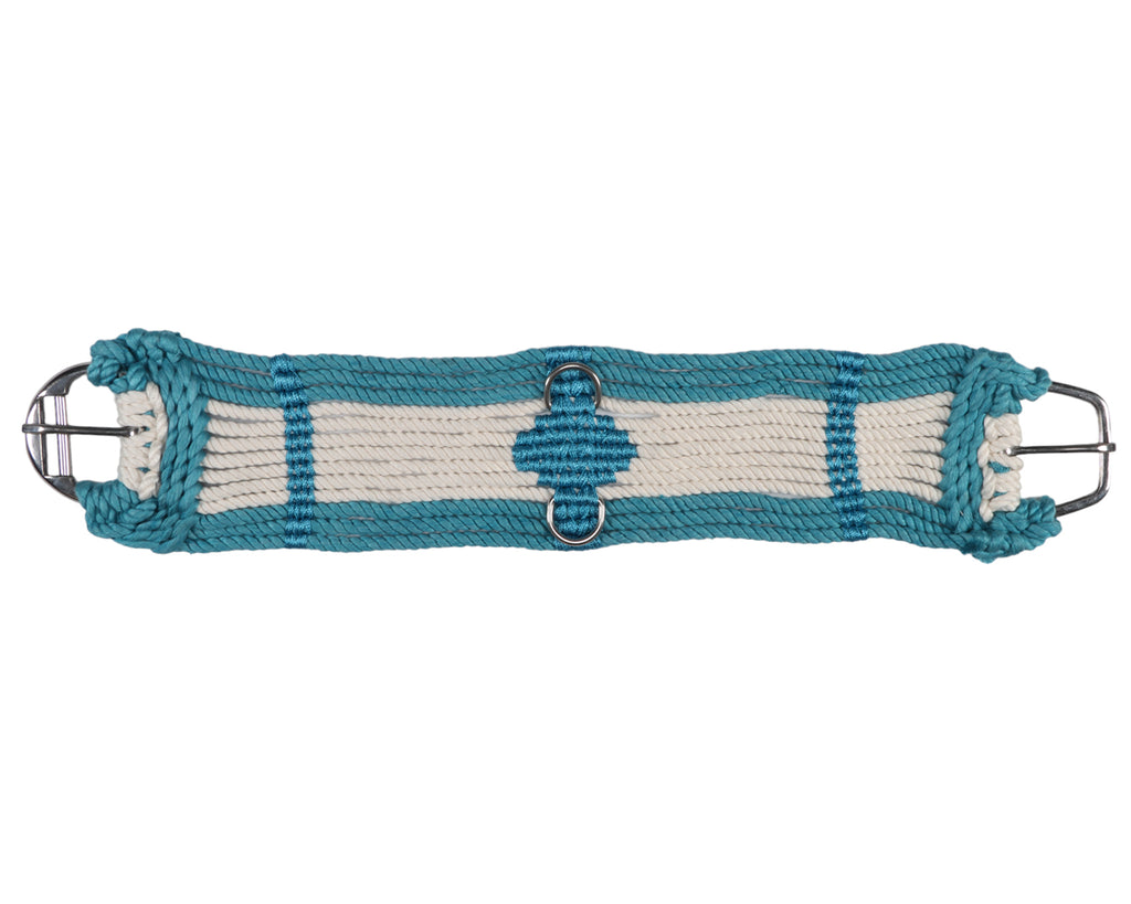 Fort Worth Acrylic Cinch in Turquoise/White