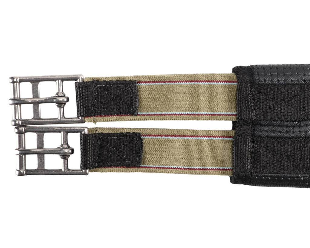 Equi-Prene Elastic Two Buckle Anti-Gall Girth - Black