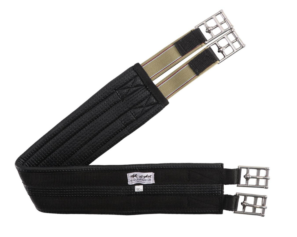 Equi-Prene Elastic Two Buckle Anti-Gall Girth - Black