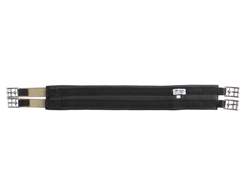 Equi-Prene Elastic Two Buckle Anti-Gall Girth - Black