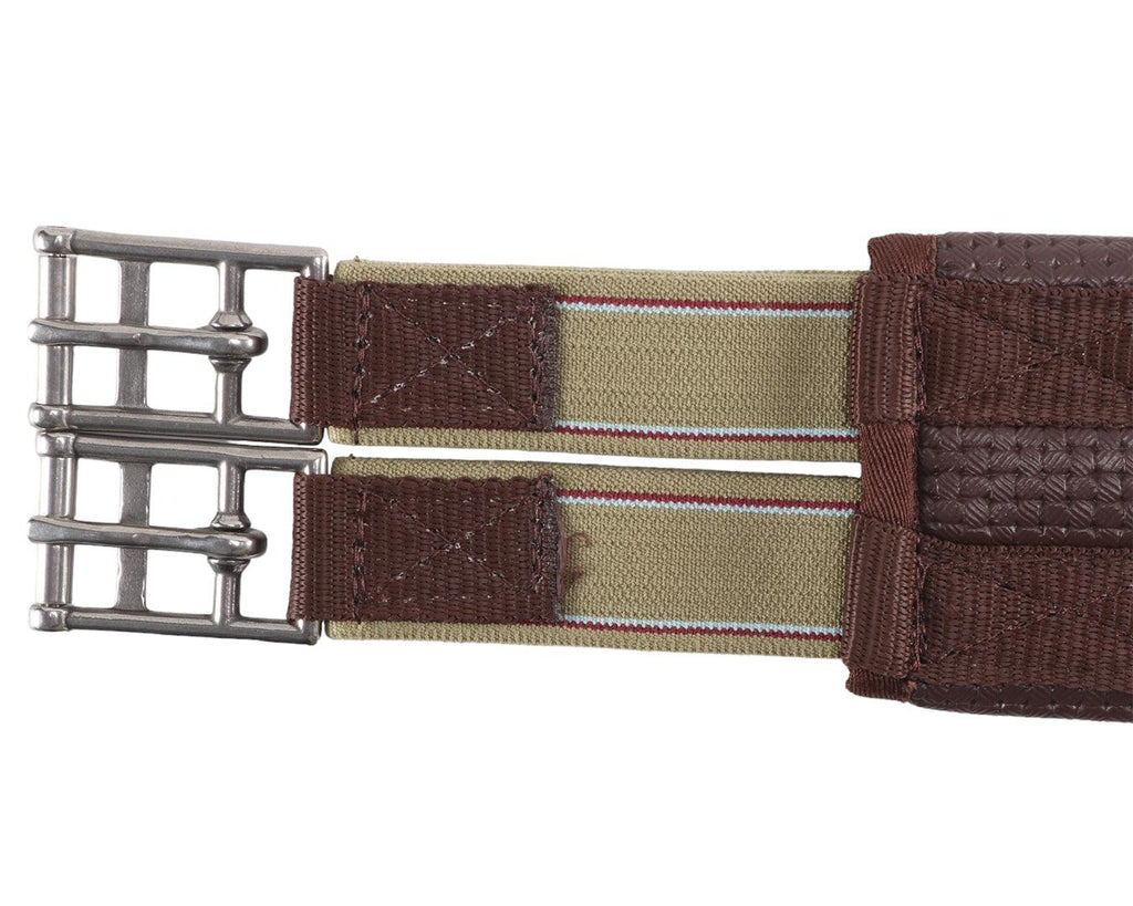 Equi-Prene Elastic Two Buckle Anti-Gall Girth - Brown