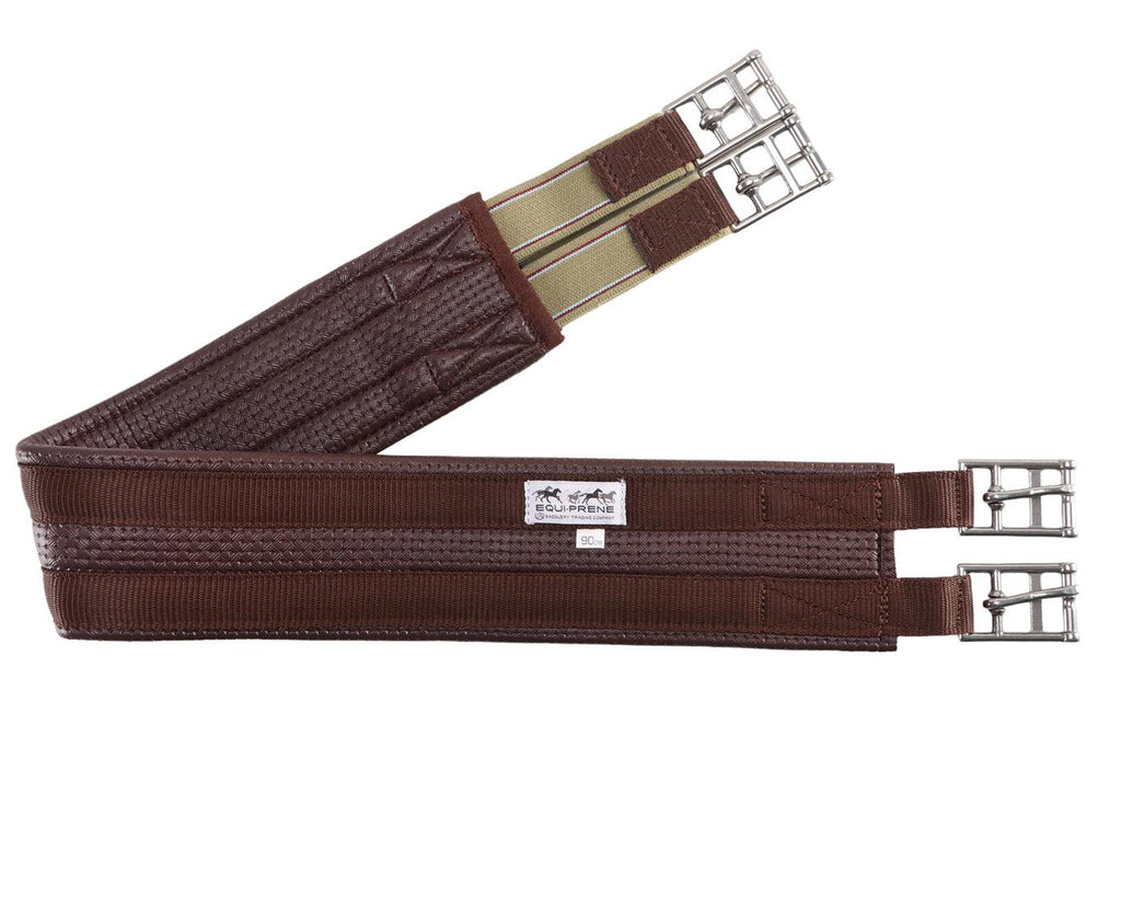 Equi-Prene Elastic Two Buckle Anti-Gall Girth - Brown