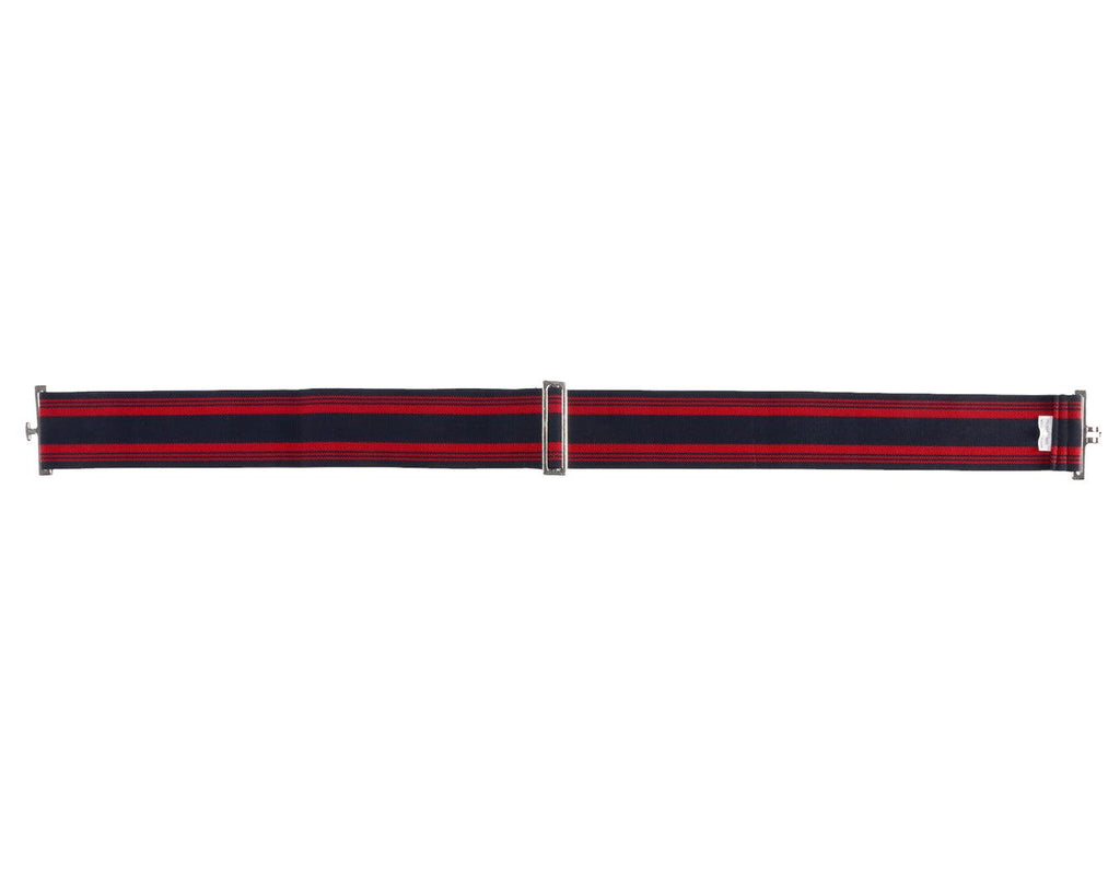 Elastic Rug Surcingle - Navy Red