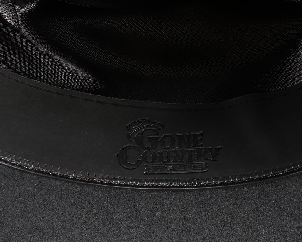 Gone Country Hats - Chute Cowboy Hat: Premium blend of cashmere and wool with Brick crown and traditional brim. Perfect for men and women.