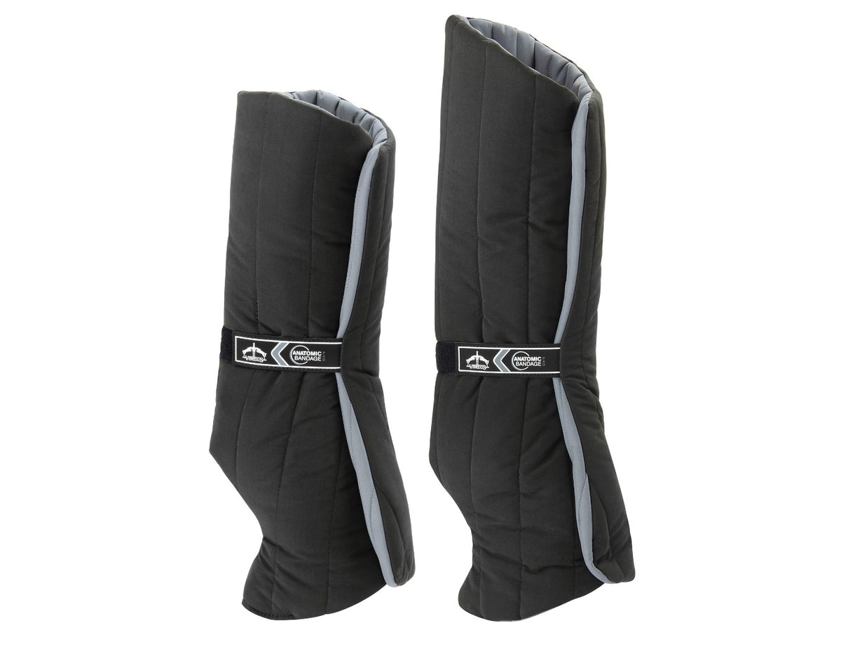 Sous-bande Anatomique Veredus Pour Cheval - Noir - Repos Et Transport - Positionneur Velcro
