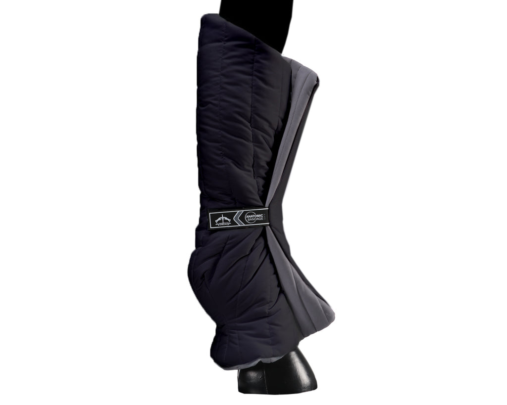 Veredus Anatomic Bandage Pad With Velcro Hind - Black