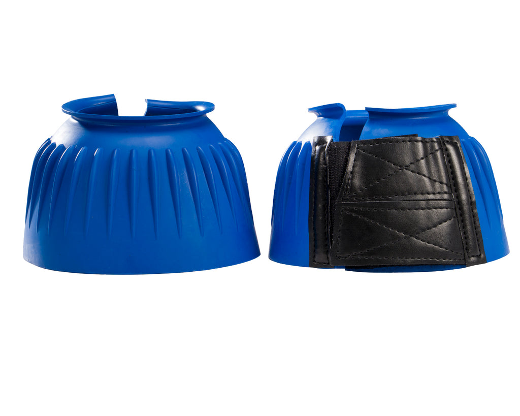 Ribbed Bell Boots with Double Velcro