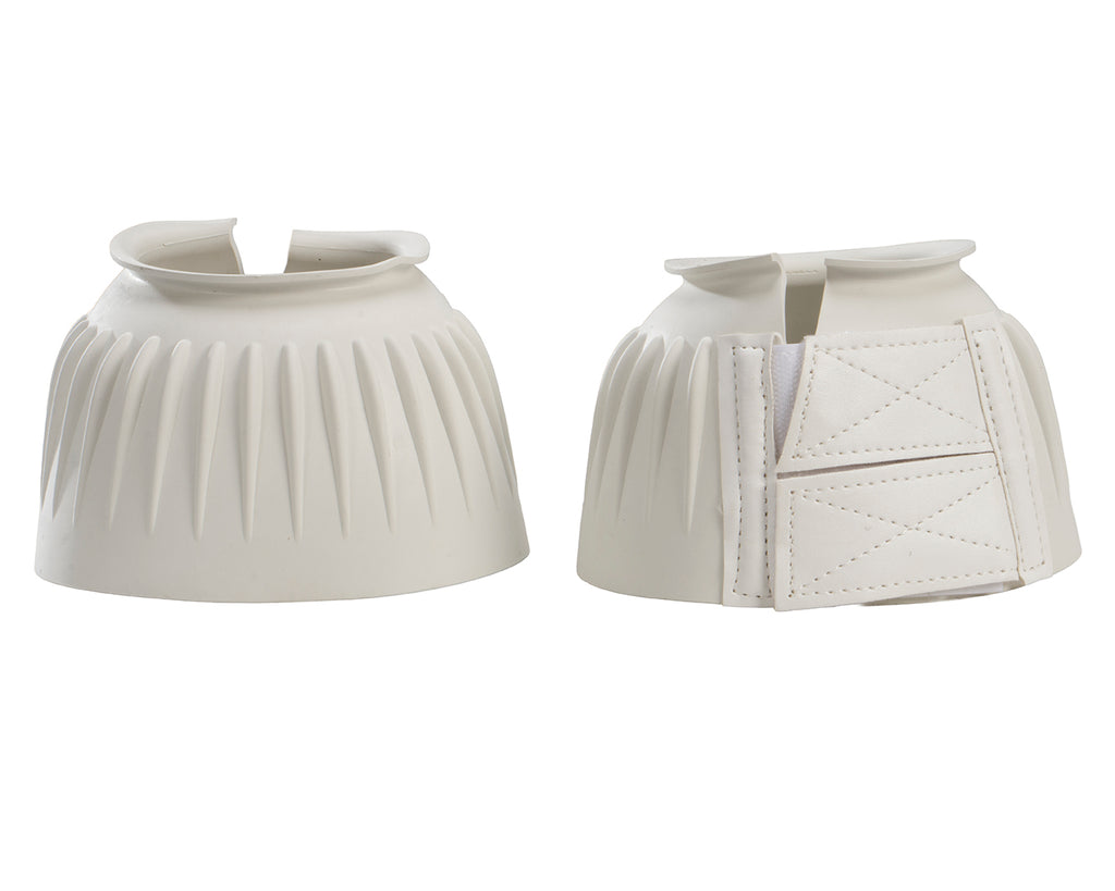 Ribbed Bell Boots with Double Velcro