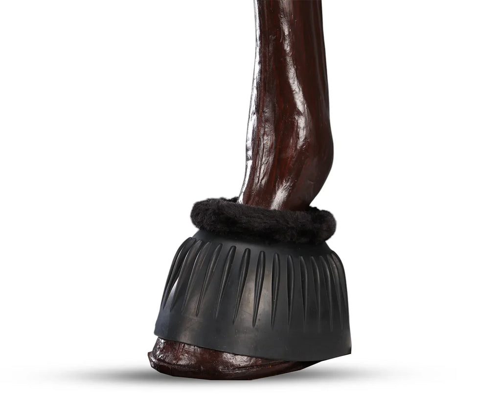 Ribbed Bell Boots w/Fleece Double Velcro