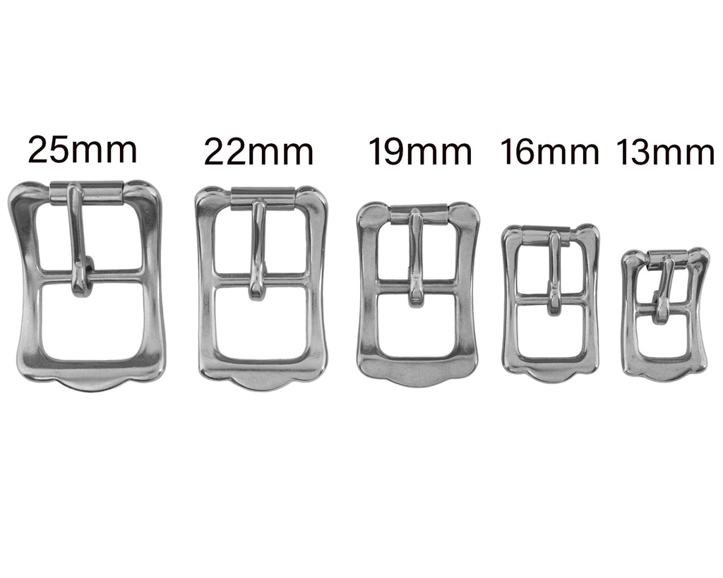 Stainless Steel Victoria Roller Buckles - available in 25mm, 22mm, 19mm, 16mm, 13mm