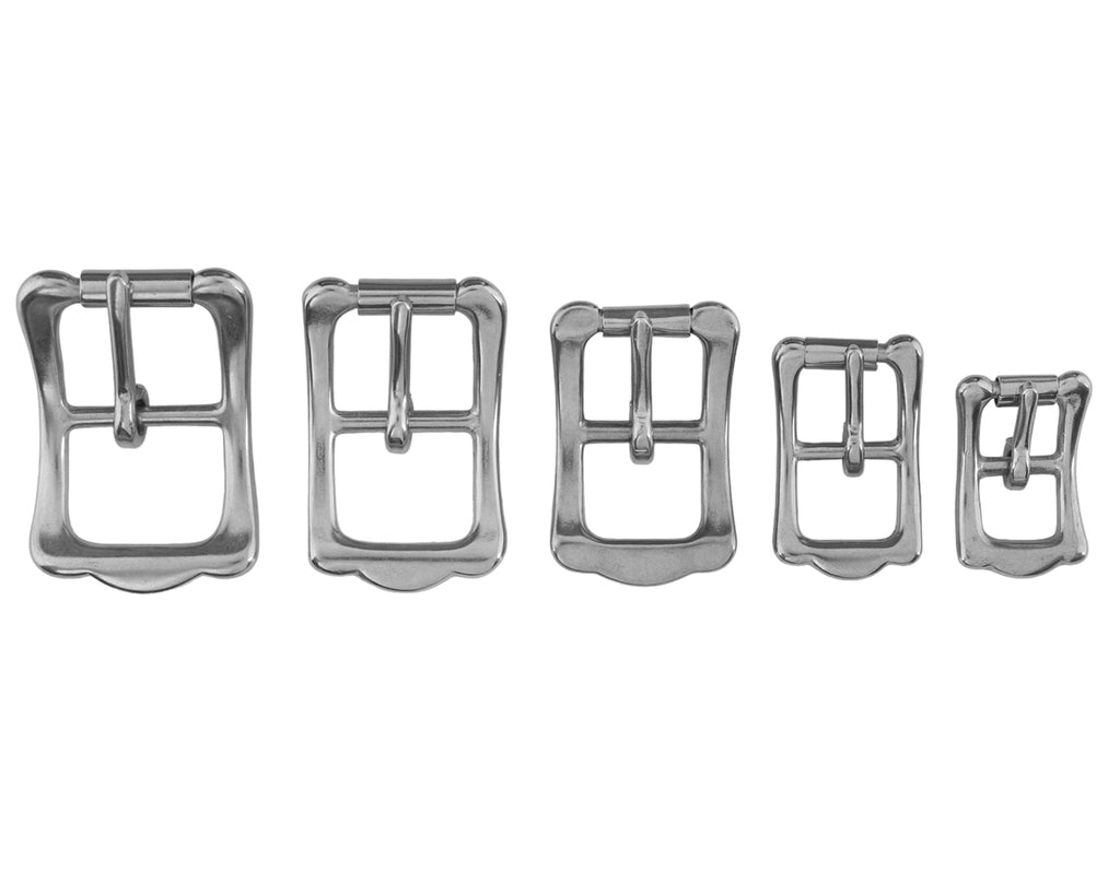 Stainless Steel Victoria Roller Buckles in assorted sizes
