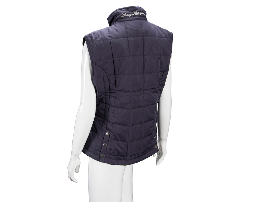 Huntington Tilly Quilted Kids Vest - Navy | Kids Equestrian Riding Wear 