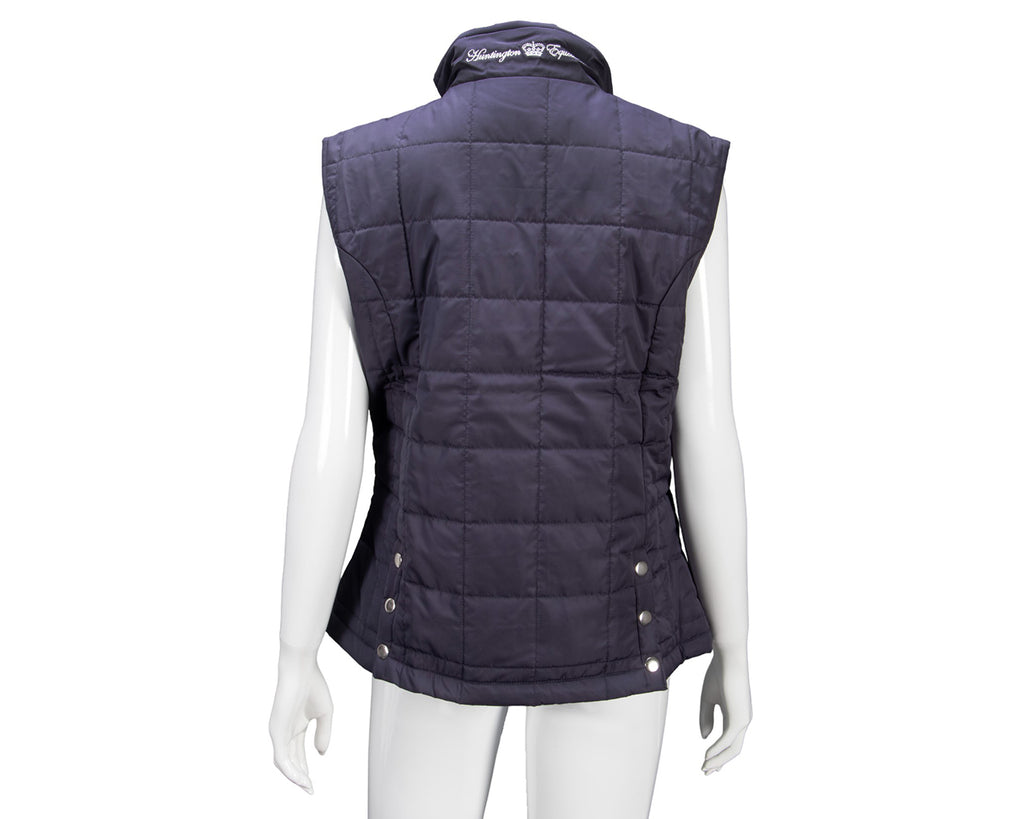 Huntington Tilly Quilted Kids Vest - Navy | Kids Equestrian Riding Wear 