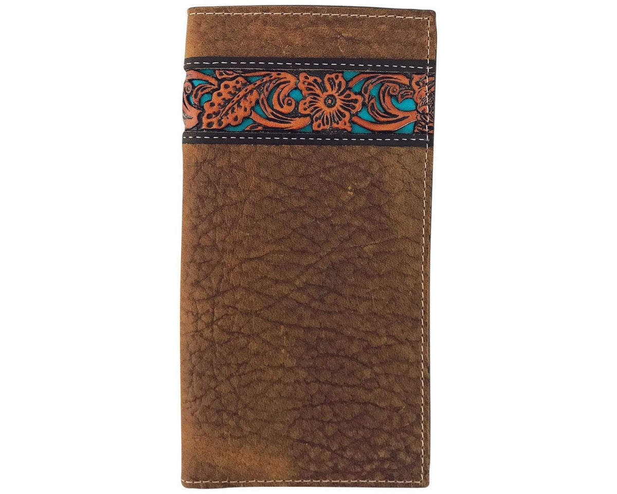 Roper Rodeo Tooled Leather Wallet - Tan – Greg Grant Saddlery