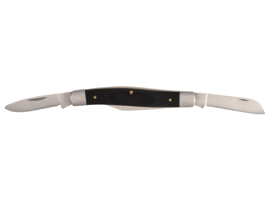 StockMaster Three Blade Stock Knife - 4" w Nylon Pouch