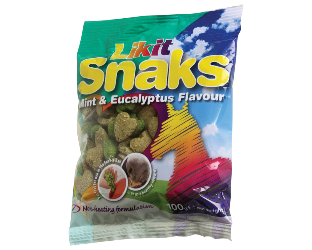 Likit Mint & Eucalyptus Snaks - perfect as a treat to be fed from the hand as a reward or training aid
