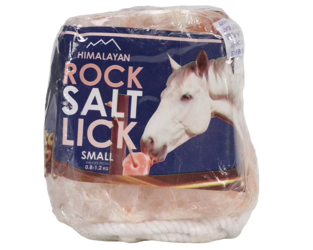Himalayan Rock Salt Lick with Rope - 1kg