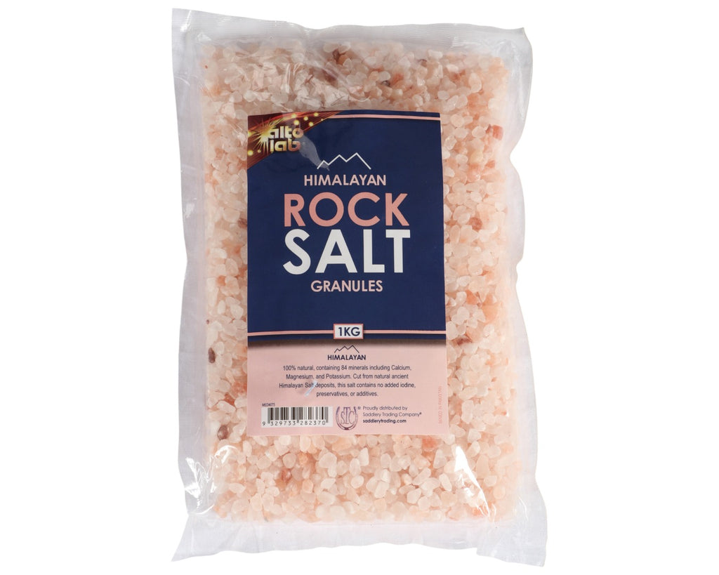 Himalayan Rock Salt Granules - 1KG of 100% natural rock salts perfect for horses who dont like the salt blocks or if you need to closely monitor how much salt your horse is consuming