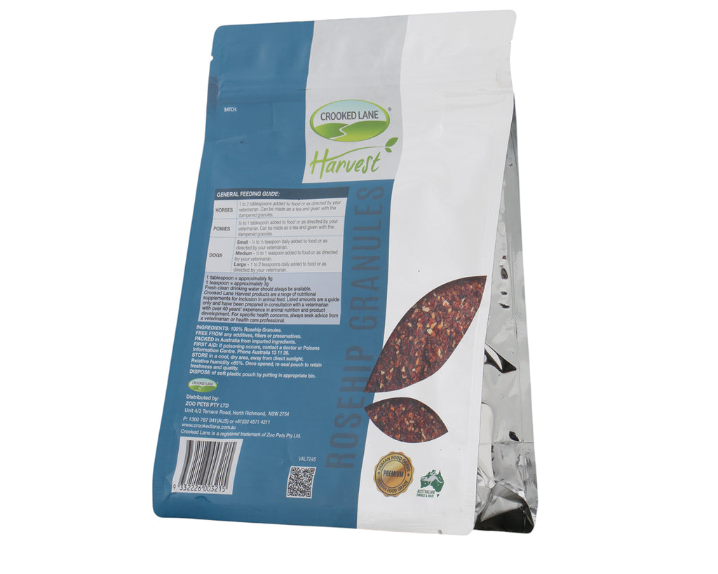 Crooked Lane Harvest Rosehip Granules 500G