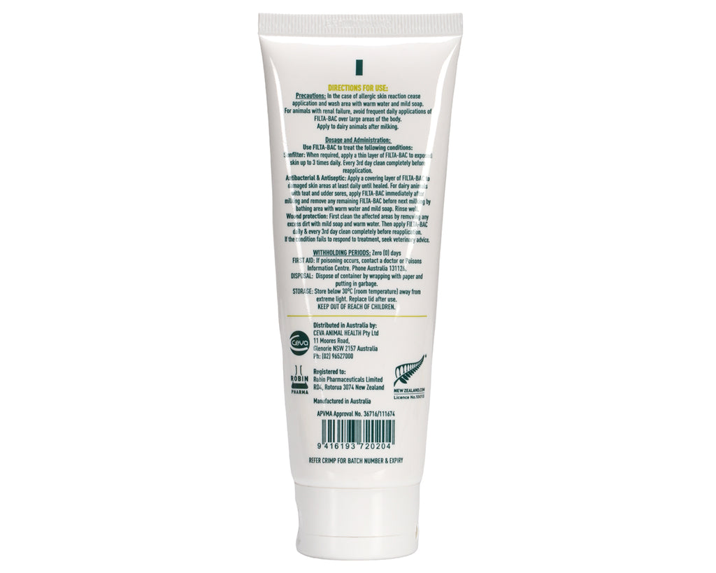 Filta Bac Sunscreen Antibacterial Cream - 120g