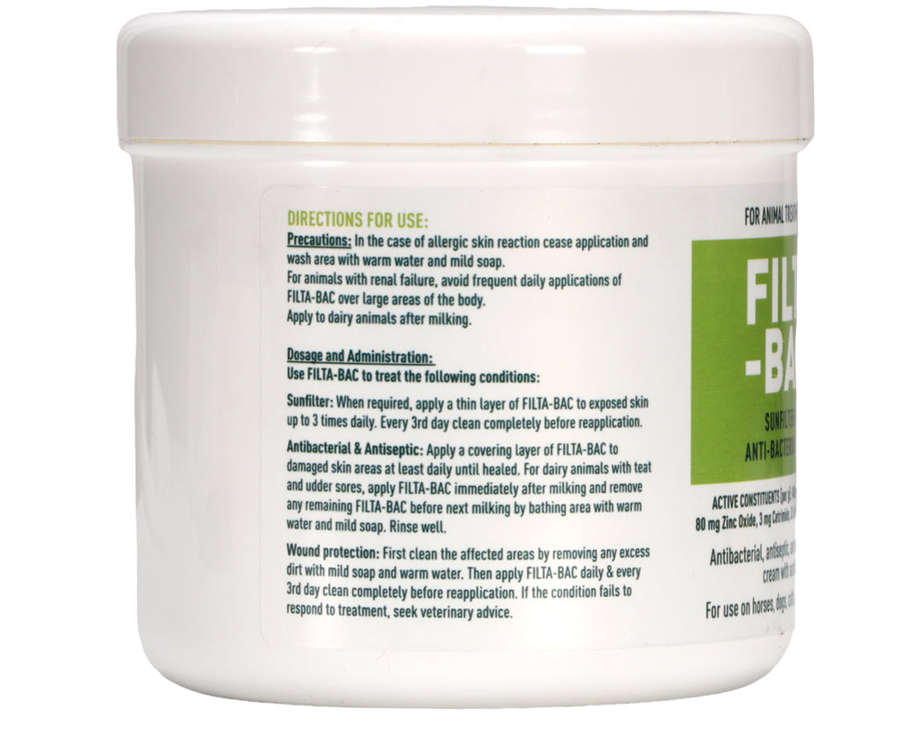 Filta Bac Sunscreen Antibacterial Cream - 500g