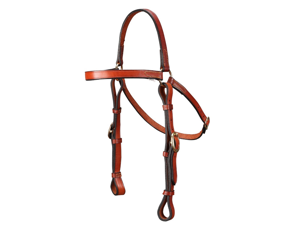Ord River Premium Range 3/4" Barcoo Bridle: High-quality bridle made with top grain leather. Comes with matching leather barcoo reins. Shop now at Greg Grant Saddlery.