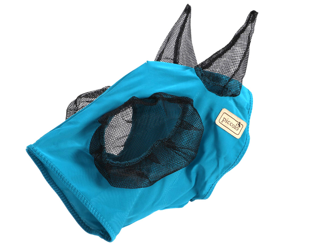 Lightweight and breathable lycra fabric Full face coverage for optimal protection Easy-to-use pull-on design Ideal for miniature horses Shop at Greg Grant Saddlery for quality equine products