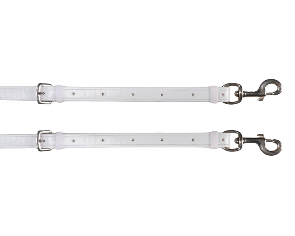 Horse Sense Polocrosse Rein - White/White