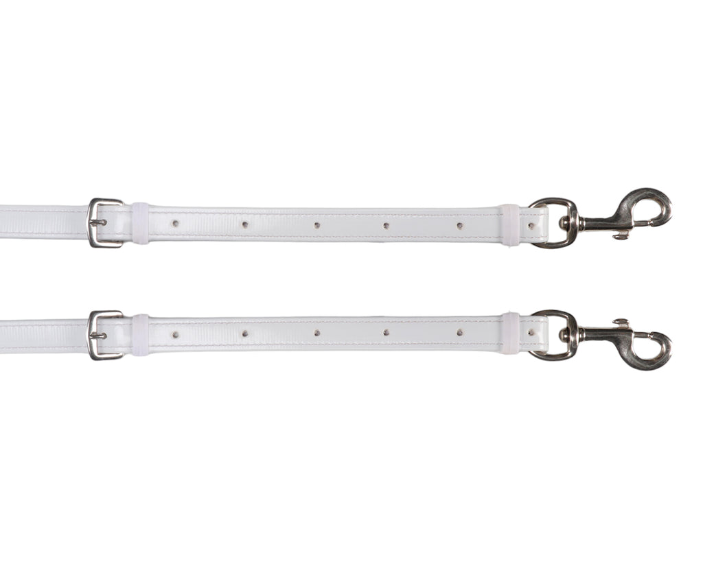 Horse Sense Polocrosse Rein - White/White