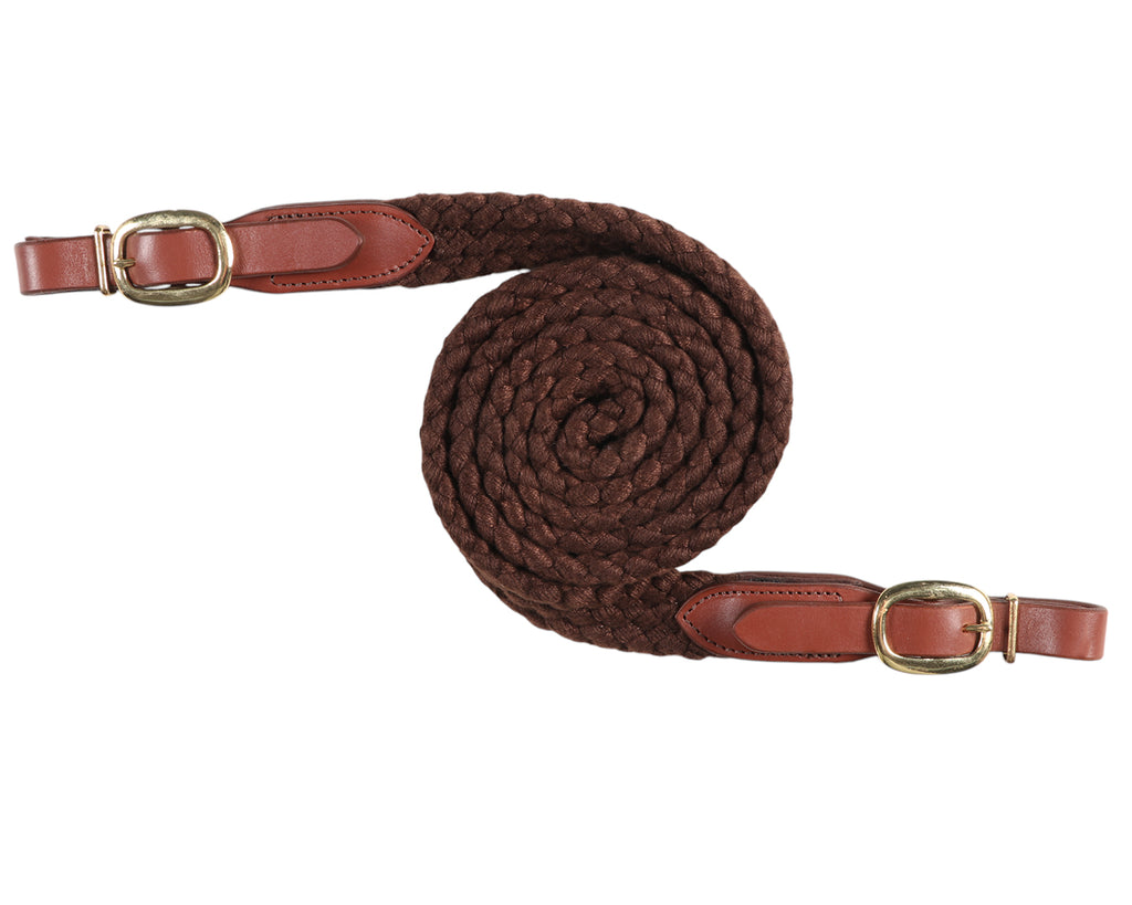 Cottonfields Polocrosse Rein - 5'2" long, brown