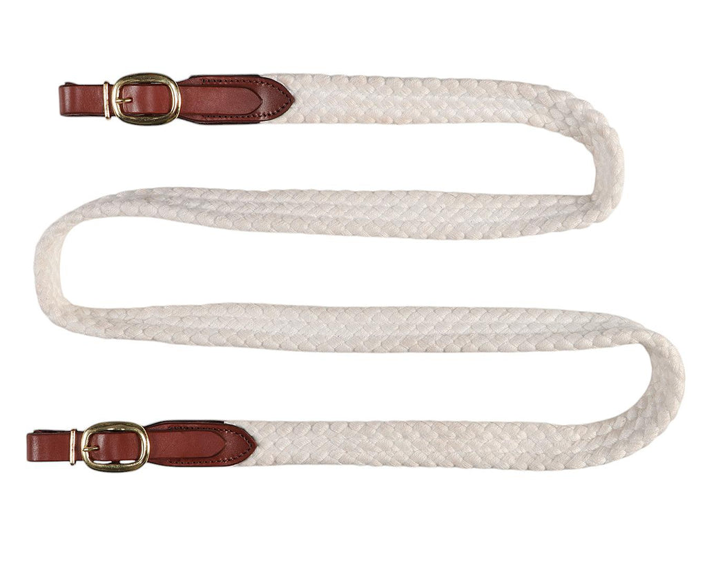 Cottonfields Polocrosse Rein - 5'2" long, white