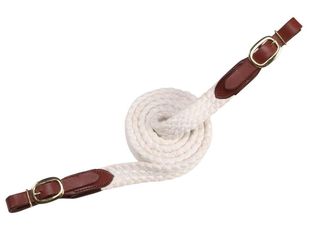 Cottonfields Polocrosse Rein - 5'2" long, white