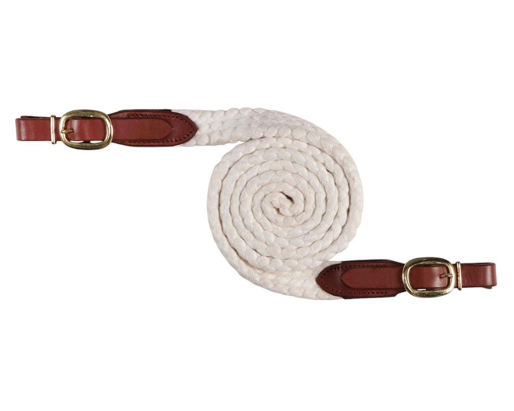 Cottonfields Polocrosse Rein - 5'2" long, white