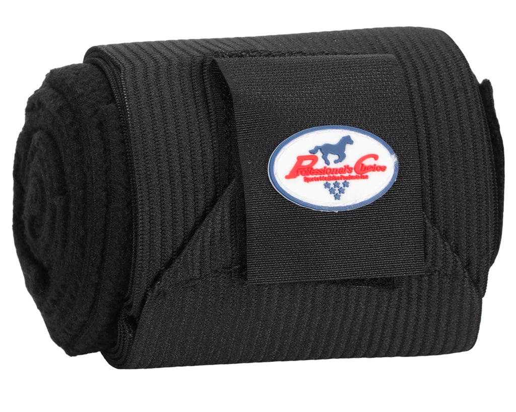 Professional's Choice Combo Bandages - Set of 4 Black