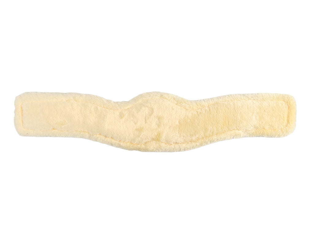 professional's choice contoured cinch with faux shearling liner is specially shaped to allow freedom of movement in the shoulder while keeping the saddle securely in place