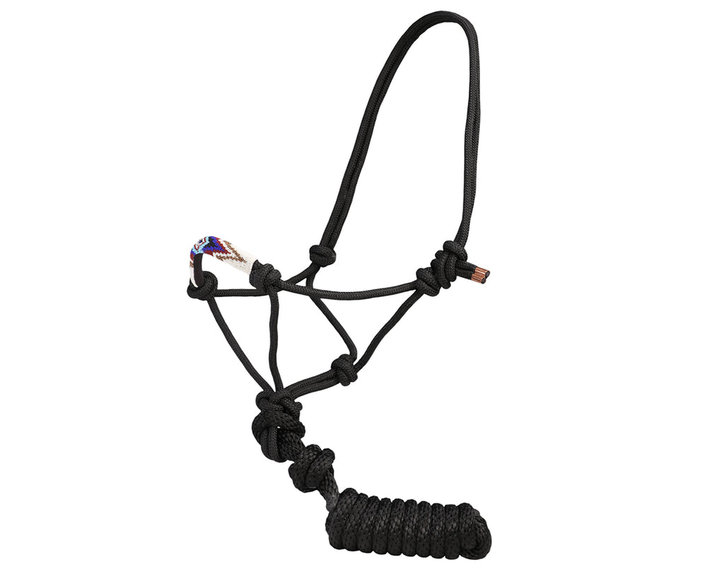 Professional's Choice Beaded Rope Halter w/Lead
