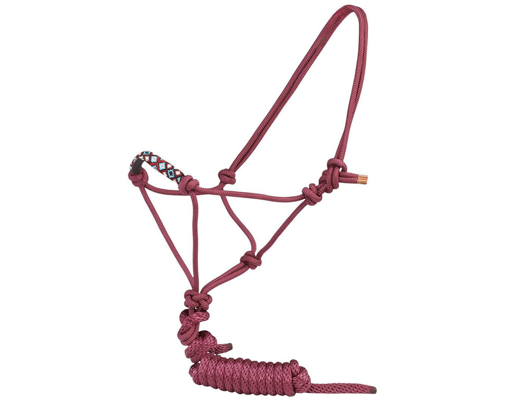 Professional's Choice Beaded Rope Halter w/Lead