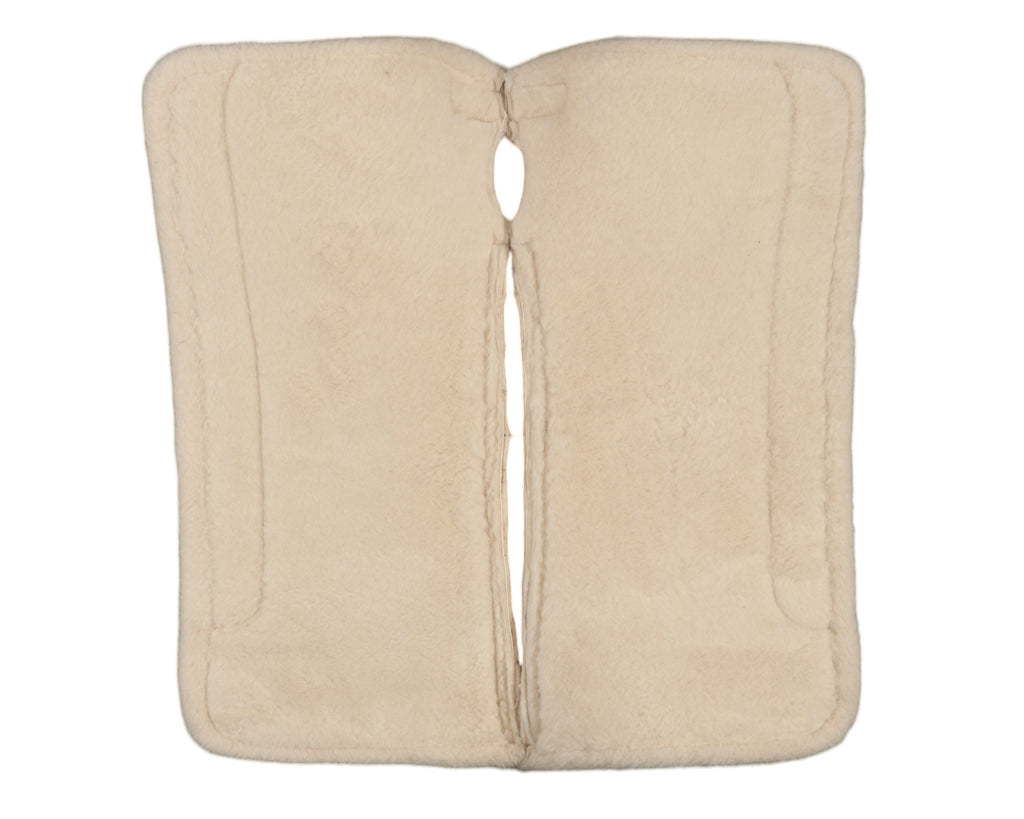 Professional's Choice Comfort Fit Wool Saddle Pad, image showing underneath side of saddle pad
