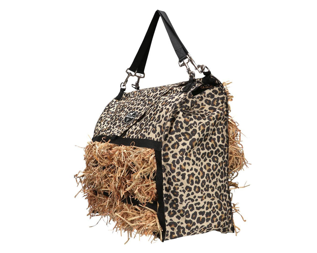 Professionals Choice Medium Feed Hay Bag - Cheetah Print