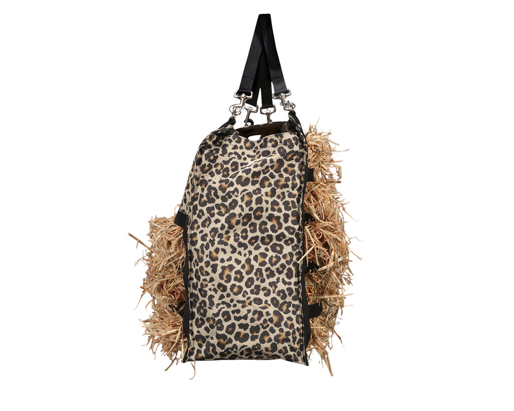 Professionals Choice Medium Feed Hay Bag - Cheetah Print