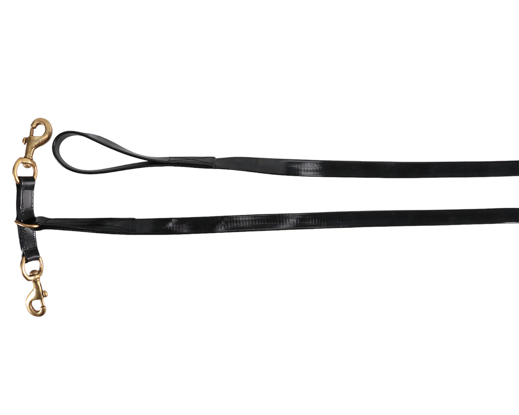 Horse Sense PVC Argosy Lead in black colour, used for race horses and thoroughbreds at yearling sales