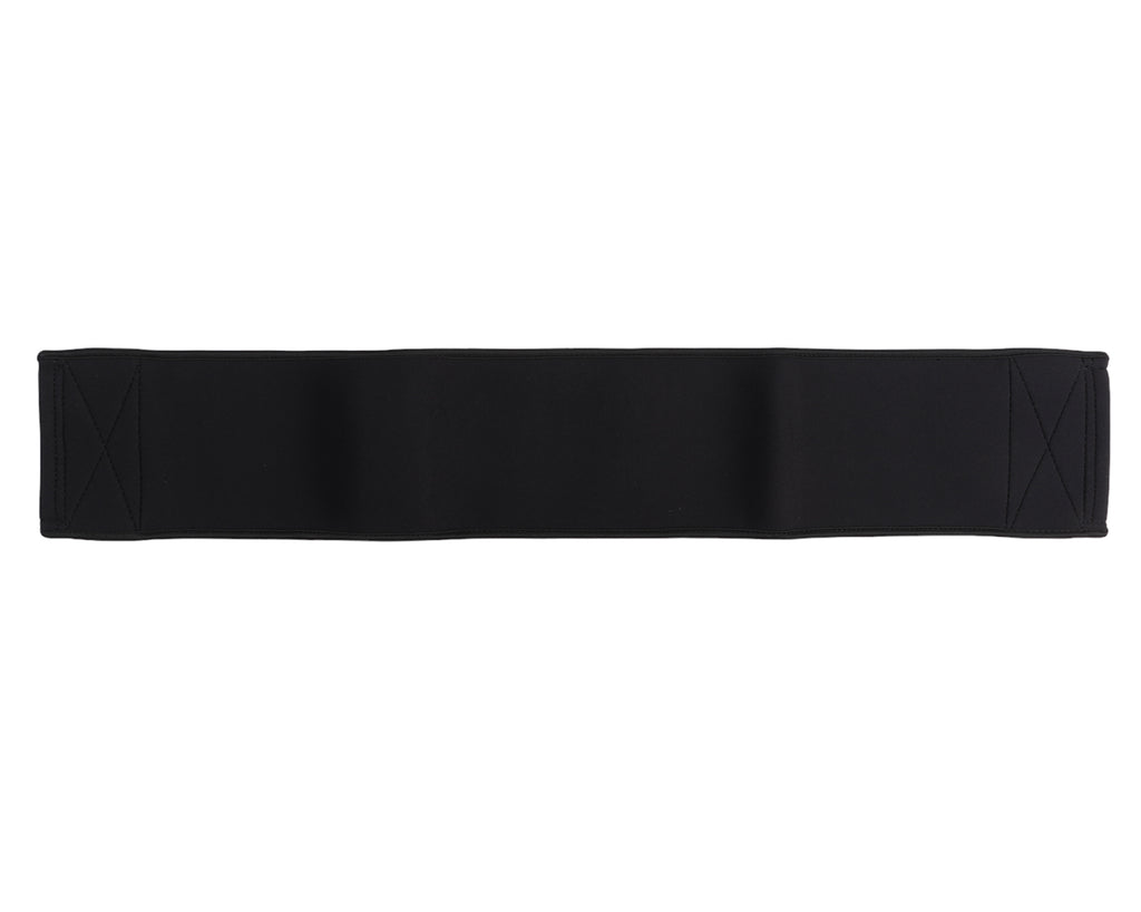 Enforcer Girth Sleeve in black - wide neoprene girth cover with reinforced ends perfect for your horse or pony