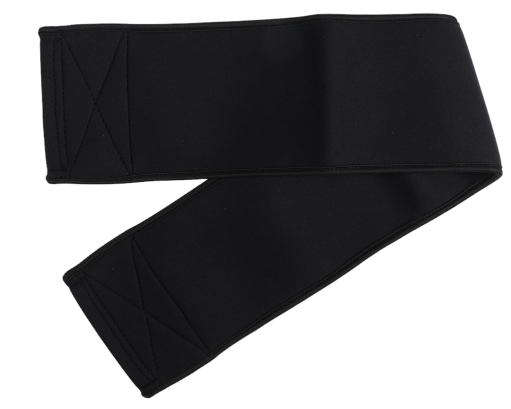 Enforcer Girth Sleeve in Black - wide neoprene girth cover with reinforced ends