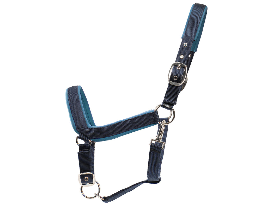 Rancher Neoprene Padded Halter - Navy & Blue