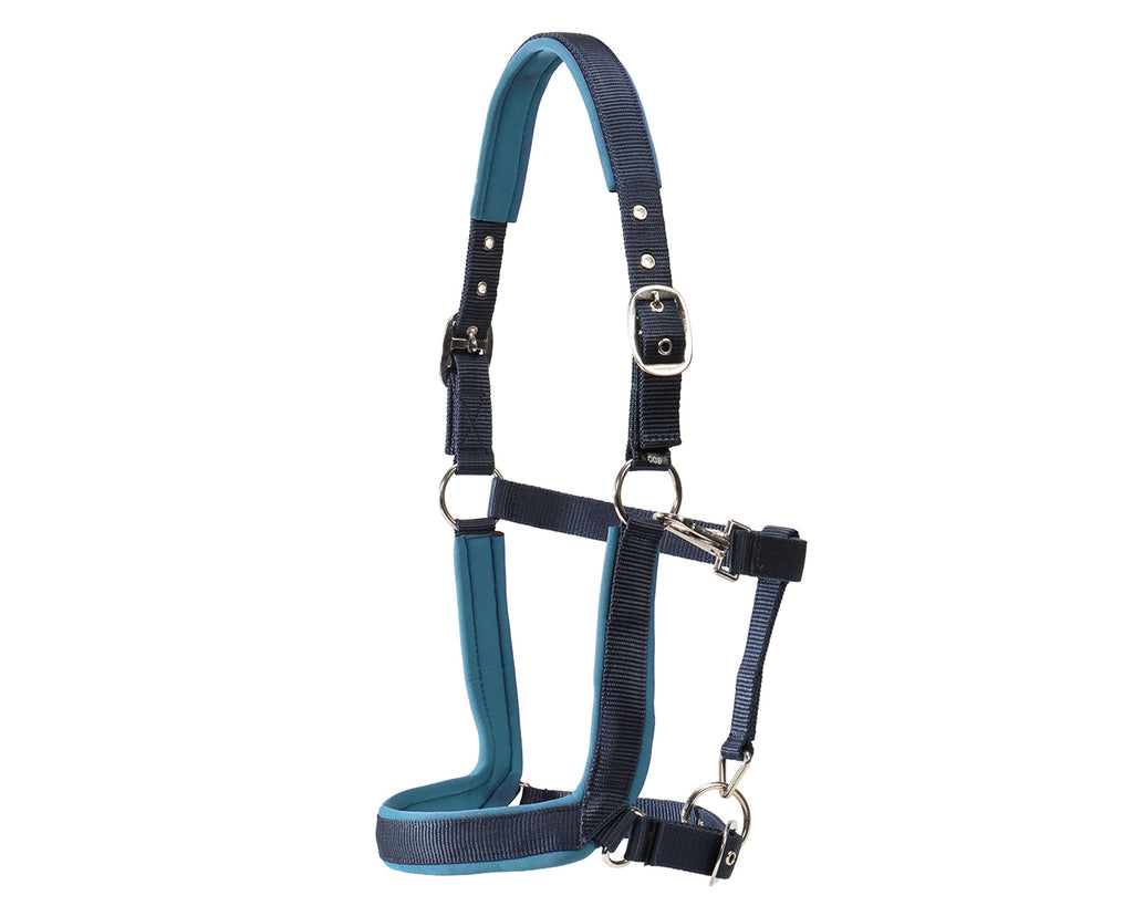 Rancher Neoprene Padded Halter - Navy & Blue