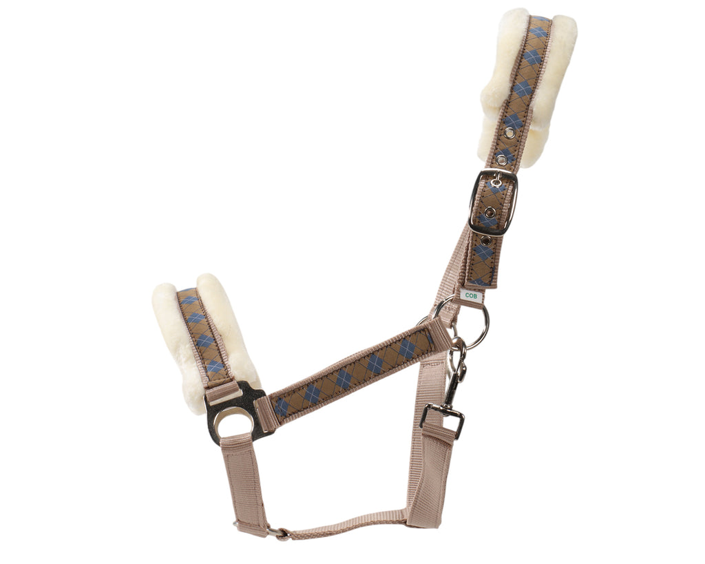 Rancher Fleece Lined Check Halter