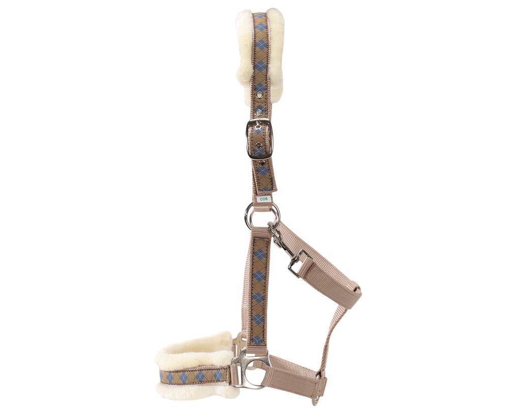 Rancher Fleece Lined Check Halter