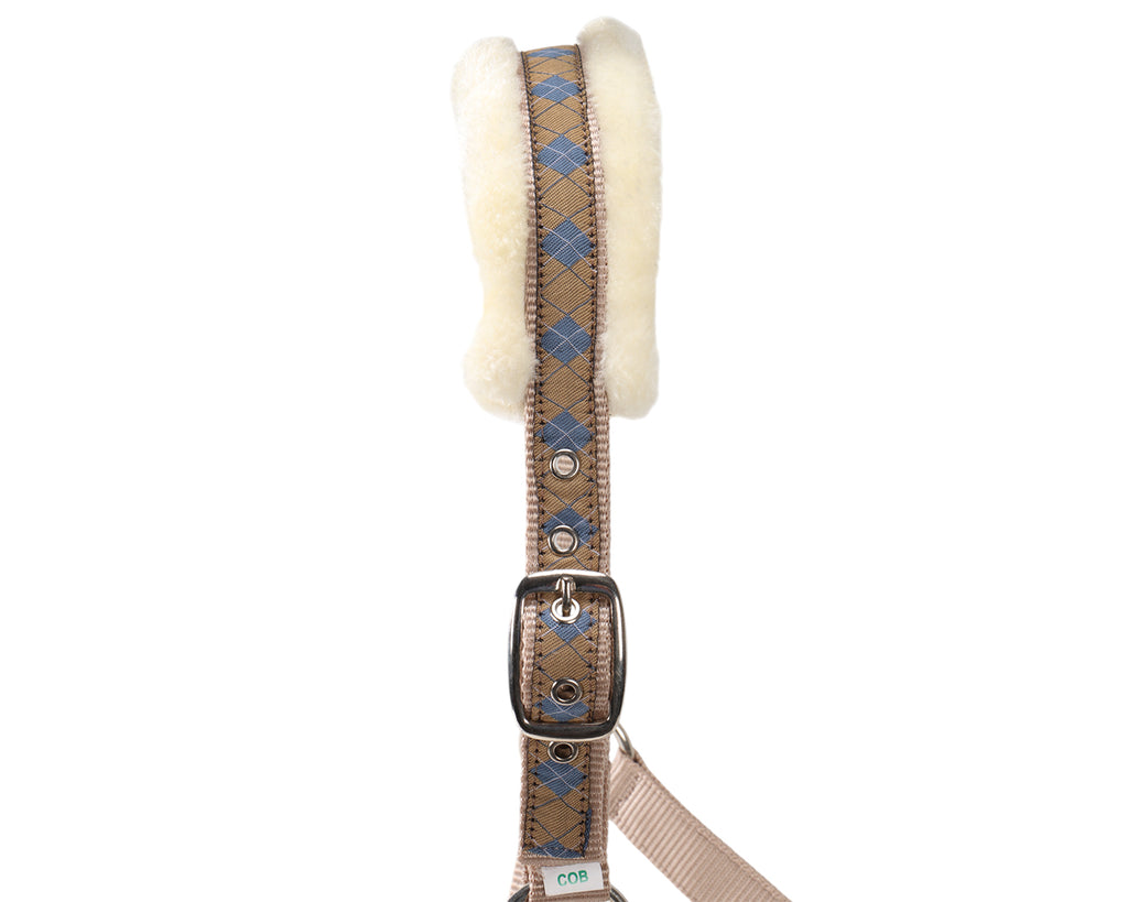Rancher Fleece Lined Check Halter