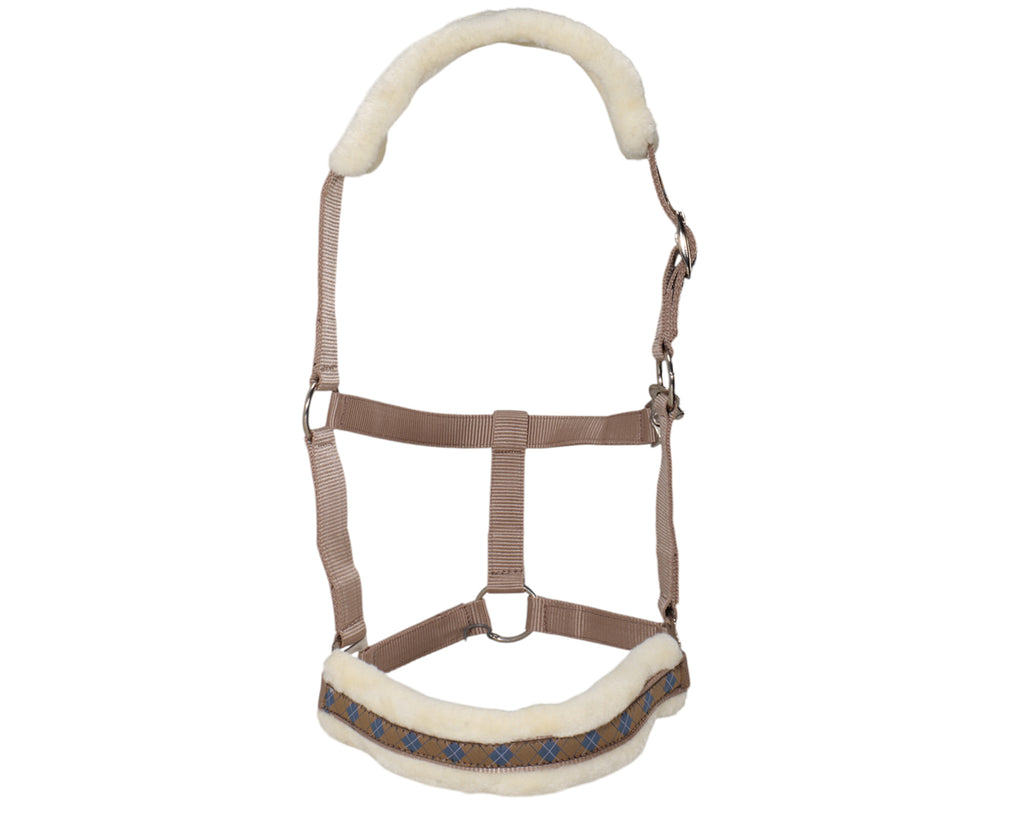 Rancher Fleece Lined Check Halter